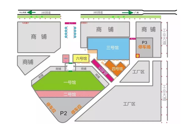 （展馆平面图）